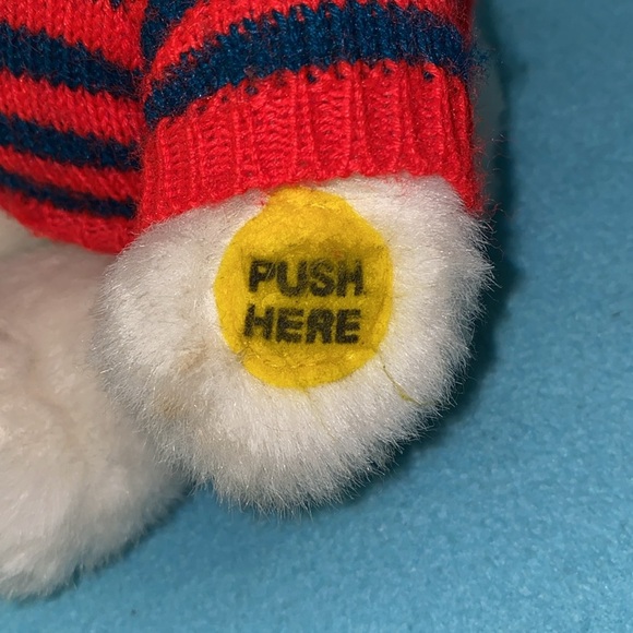 Dancing Christmas teddy bear plays “Jingle Bell Rock” plush vintage 1998 NEW - Picture 7 of 12